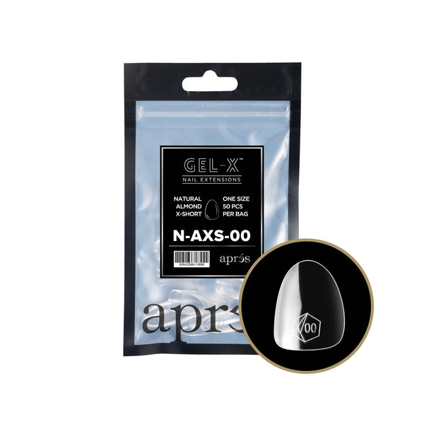 apres - Gel-X 2.0 Refill Bags - Natural Almond Extra Short Size 00 (50 pcs) - Nail Extensions - Nail Polish at Beyond Polish