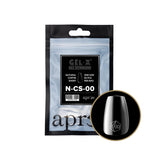 apres - Gel-X 2.0 Refill Bags - Natural Coffin Short Size 00 (50 pcs) - Nail Extensions - Nail Polish at Beyond Polish