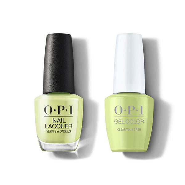 OPI - Gel & Lacquer Combo - Clear Your Cash - Gel & Lacquer Polish - Nail Polish at Beyond Polish