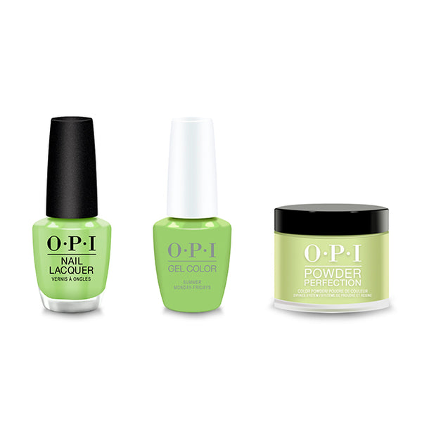 OPI - Gel, Lacquer & Dip Combo - Summer Monday-Fridays - Gel, Lacquer & Dip at Beyond Polish